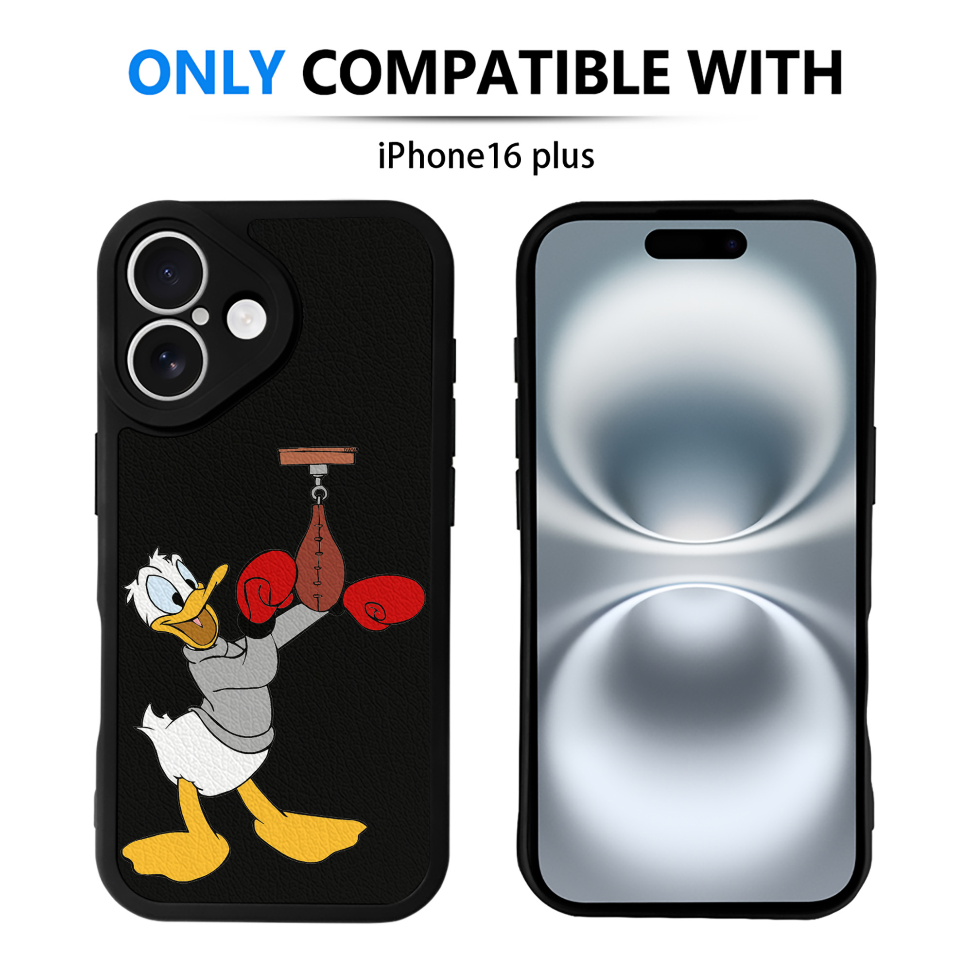 （画像用） ミッキーマウス Mickey Mouse 【iPhone 16シリーズ対応】シリコンスマホケース（レザー調） 材質：シリコン